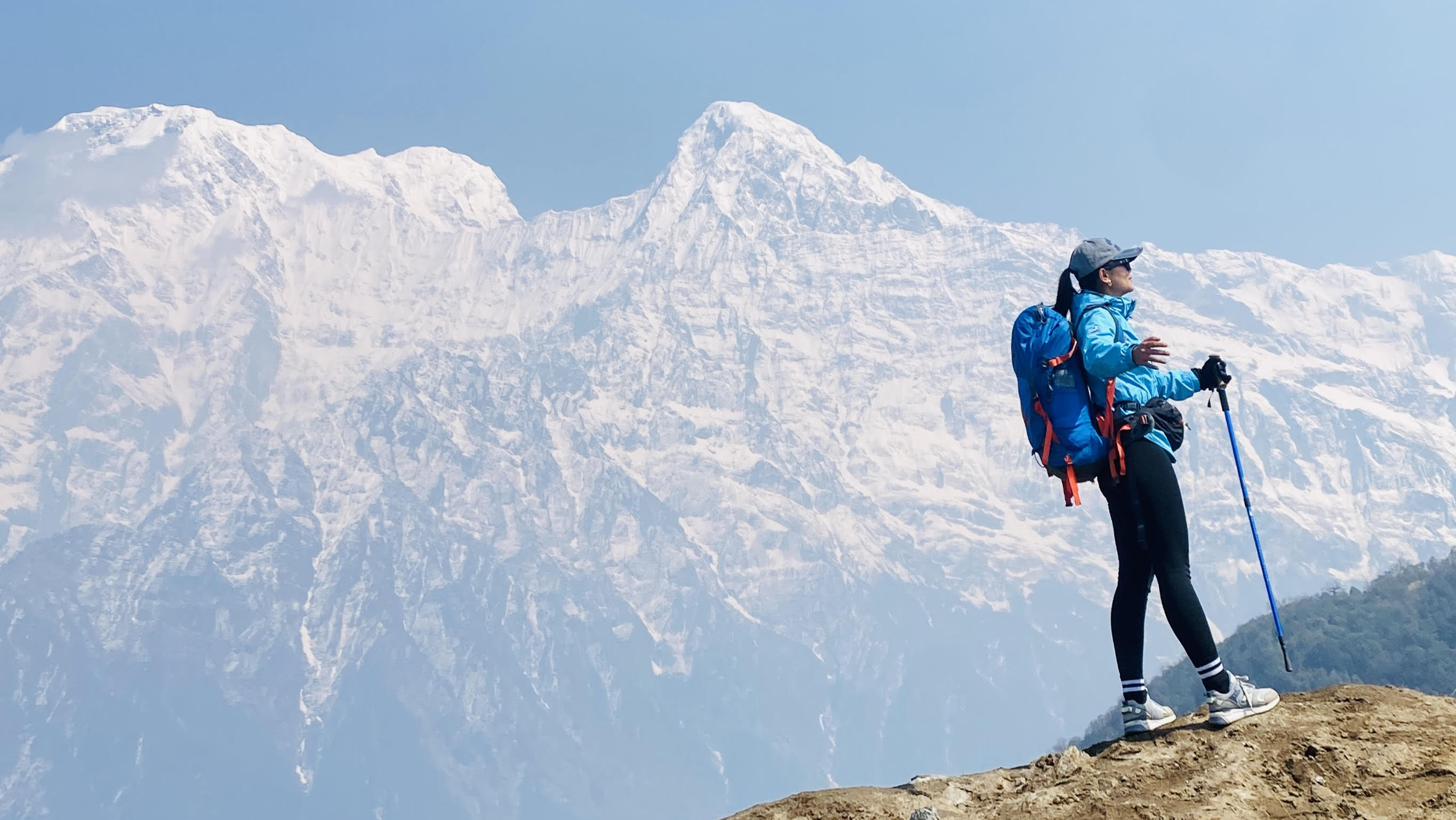 solo female trekker in Mardi Trek 