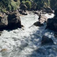 Marsyangdi river manaslu Trek 